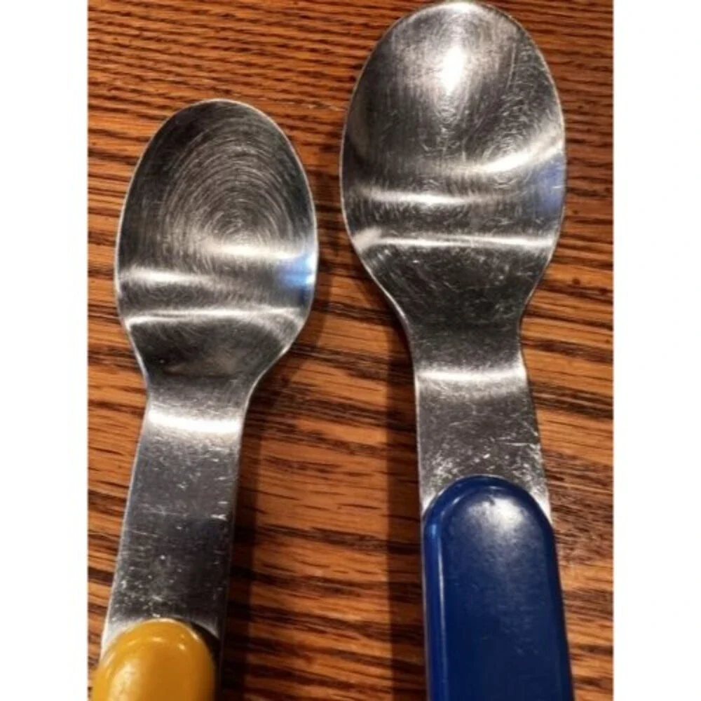 Dansk Summer House Stainless lot of 2 Pcs soup spoon teaspoon vintage Japan